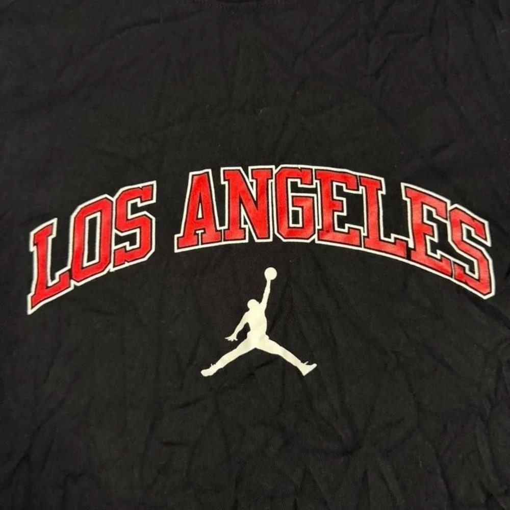Jordan black Los‎ Angeles tee men Size 3XL